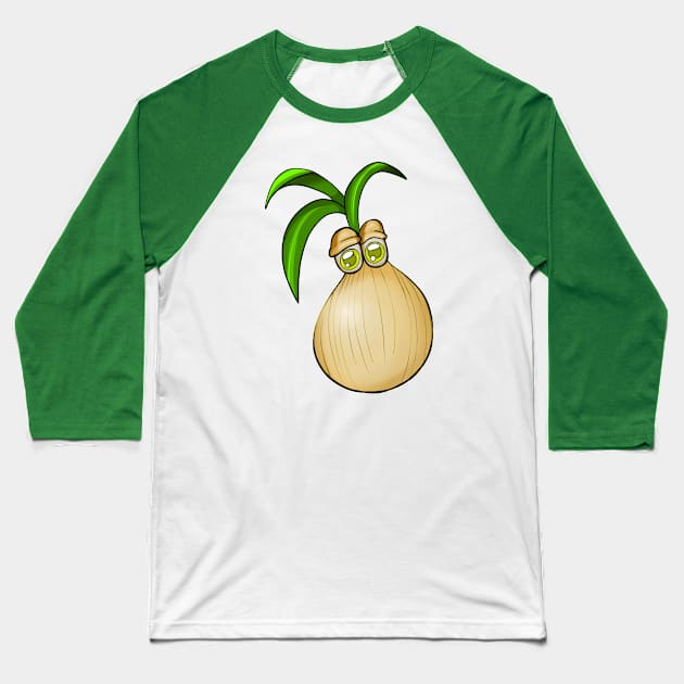 The Funny Onion Baseball T-Shirt by Amused Artists